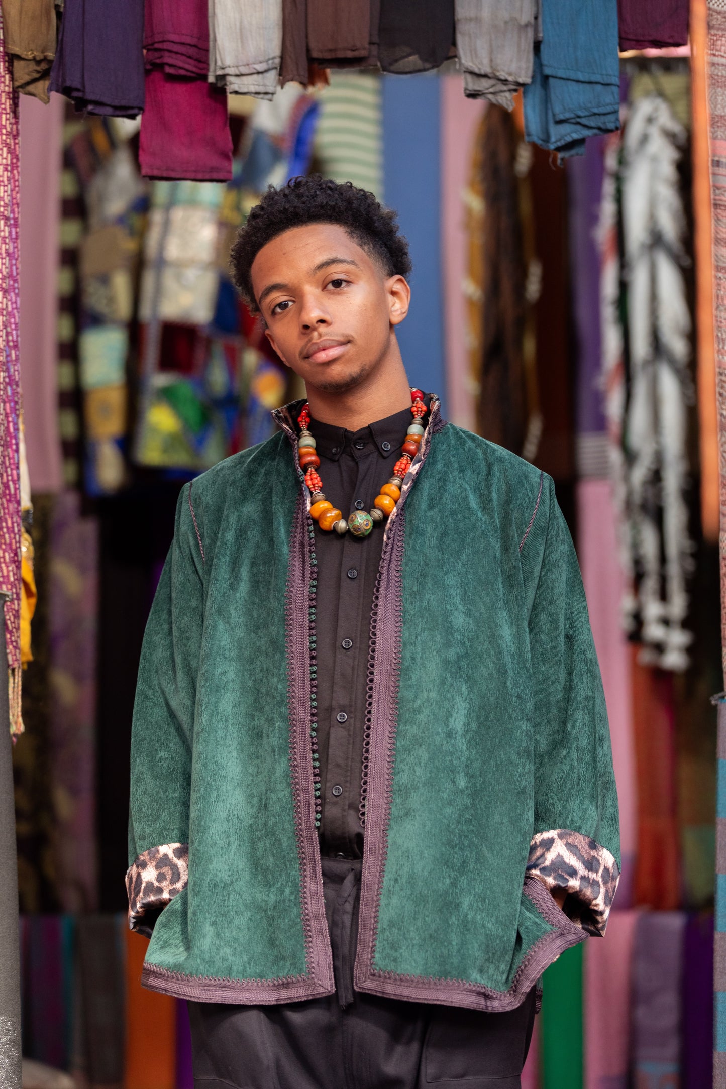 Veste NAWAF en velour unisexe
