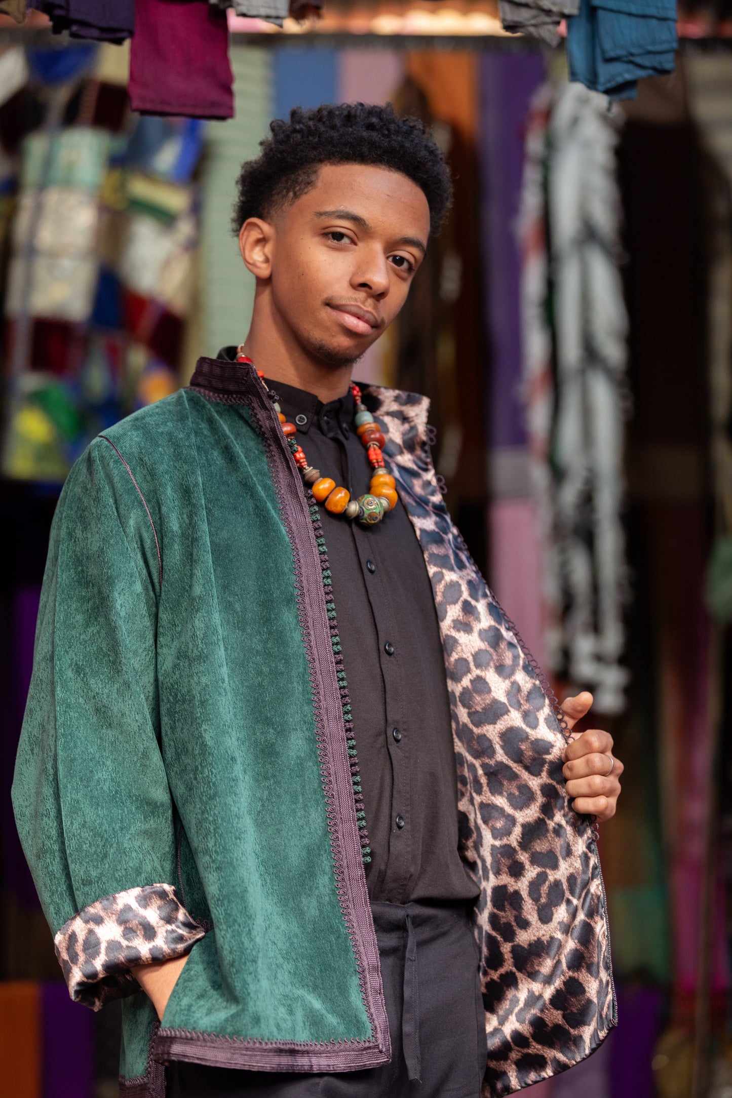 Veste NAWAF en velour unisexe