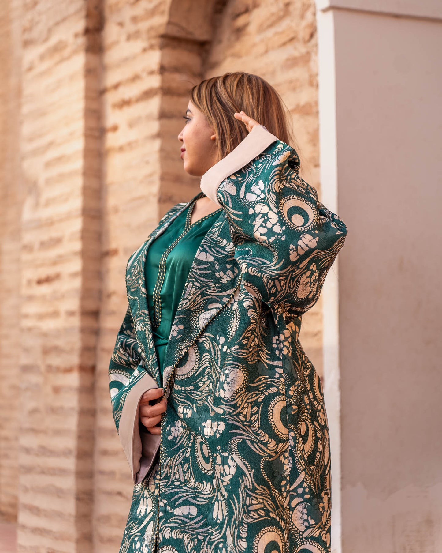 Kimono Emir en brocard