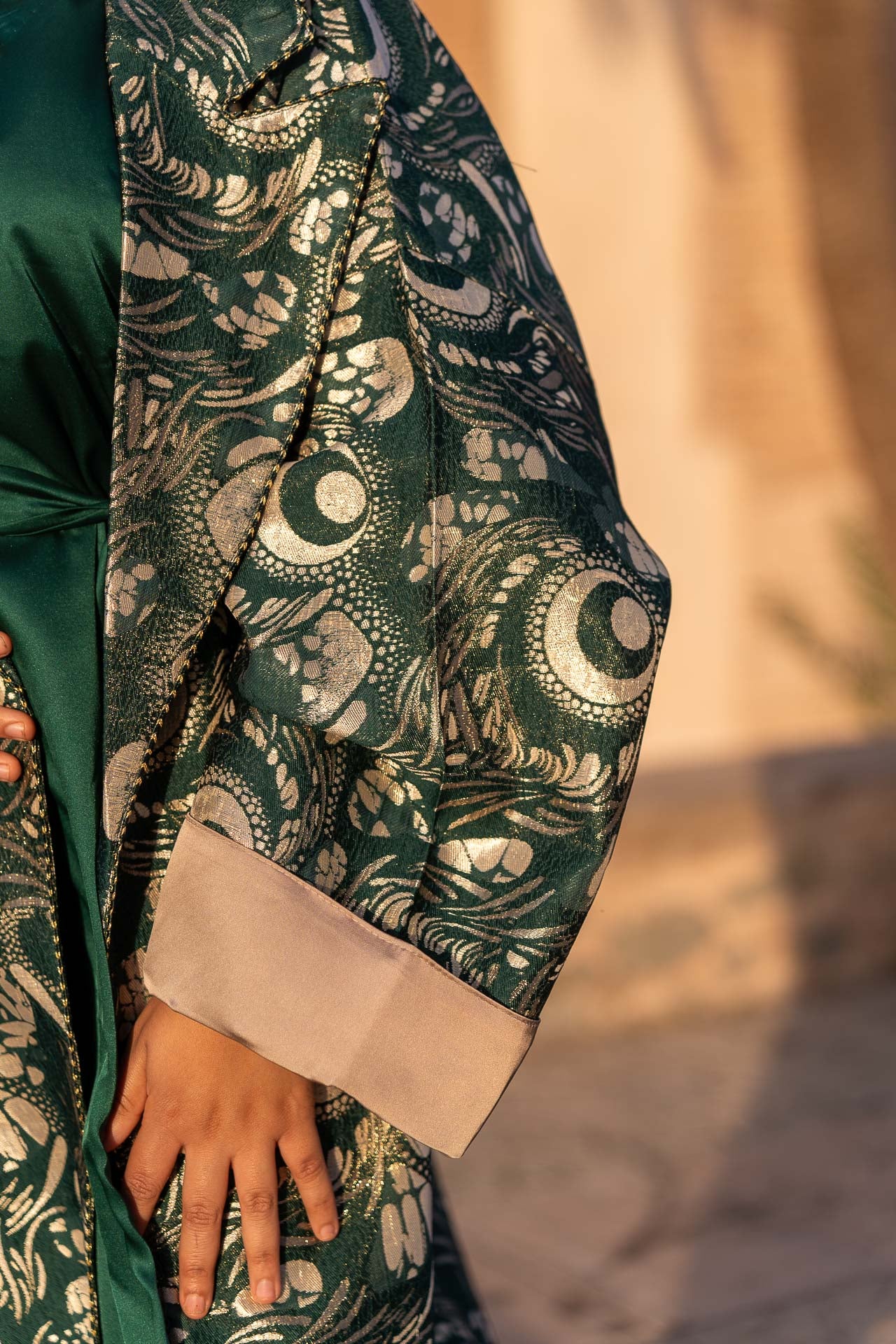 Kimono Emir en brocard