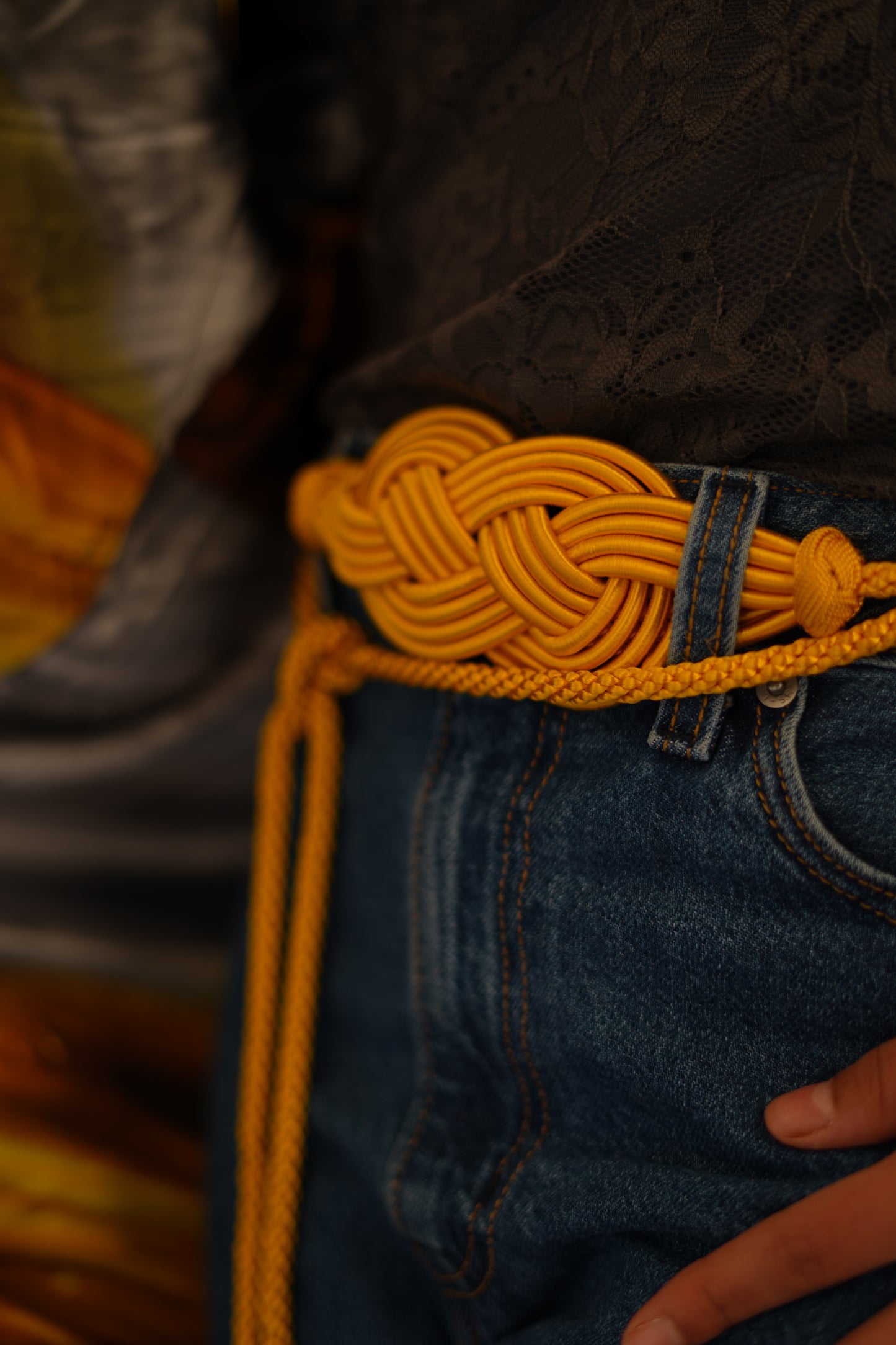 Ceinture faite à la main