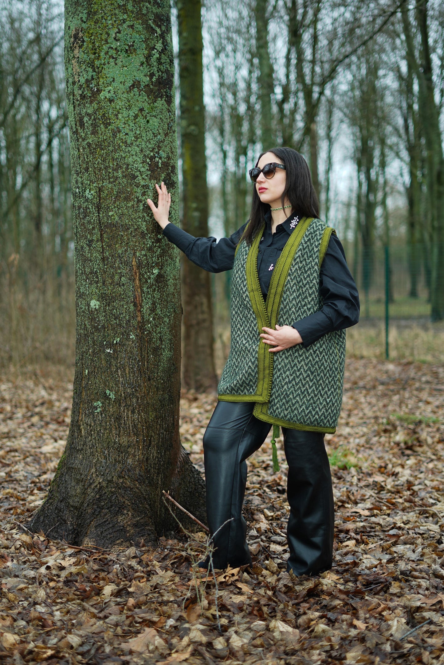 GILET TWEED