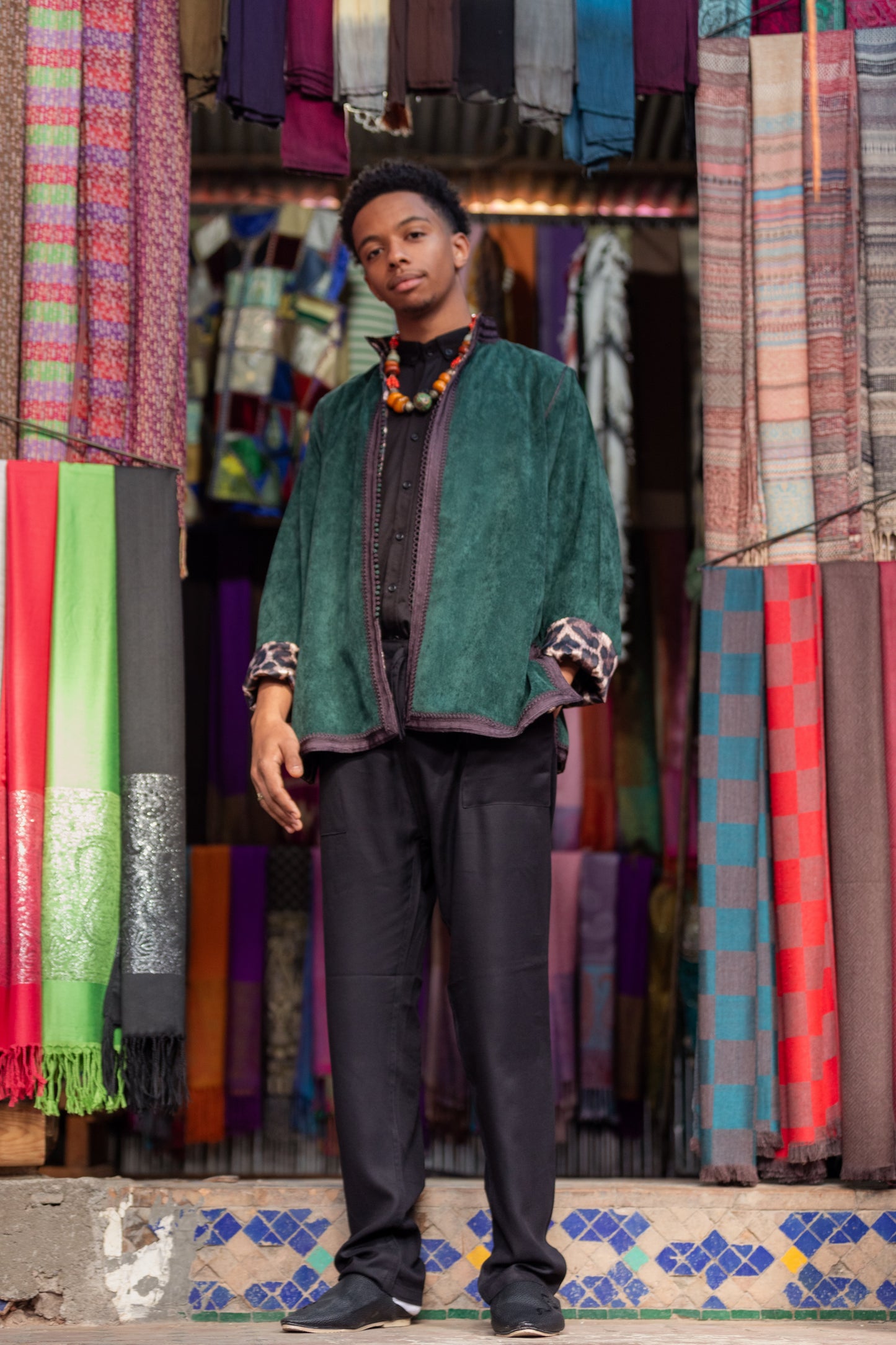 Veste NAWAF en velour unisexe