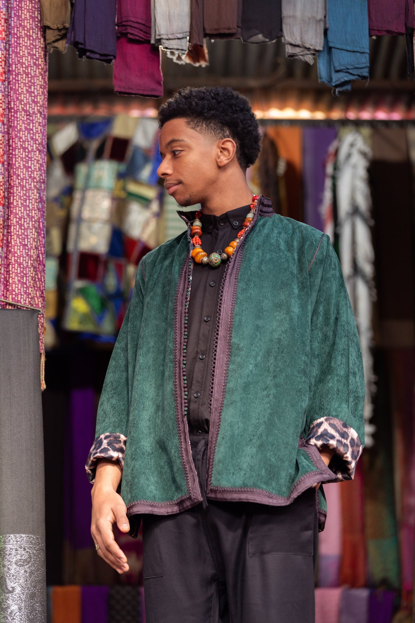 Veste NAWAF en velour unisexe