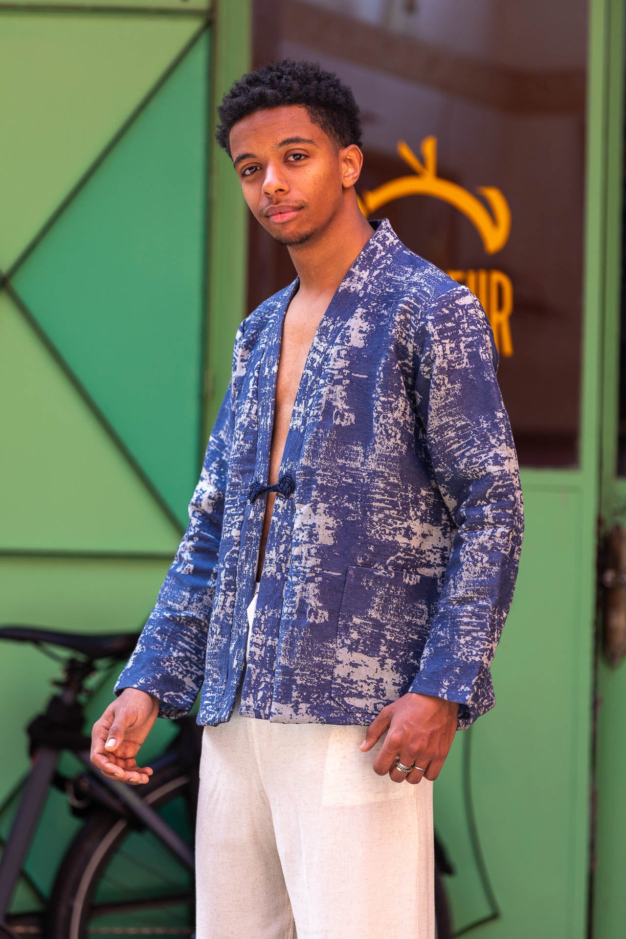 Kimono Indigo Sauvage