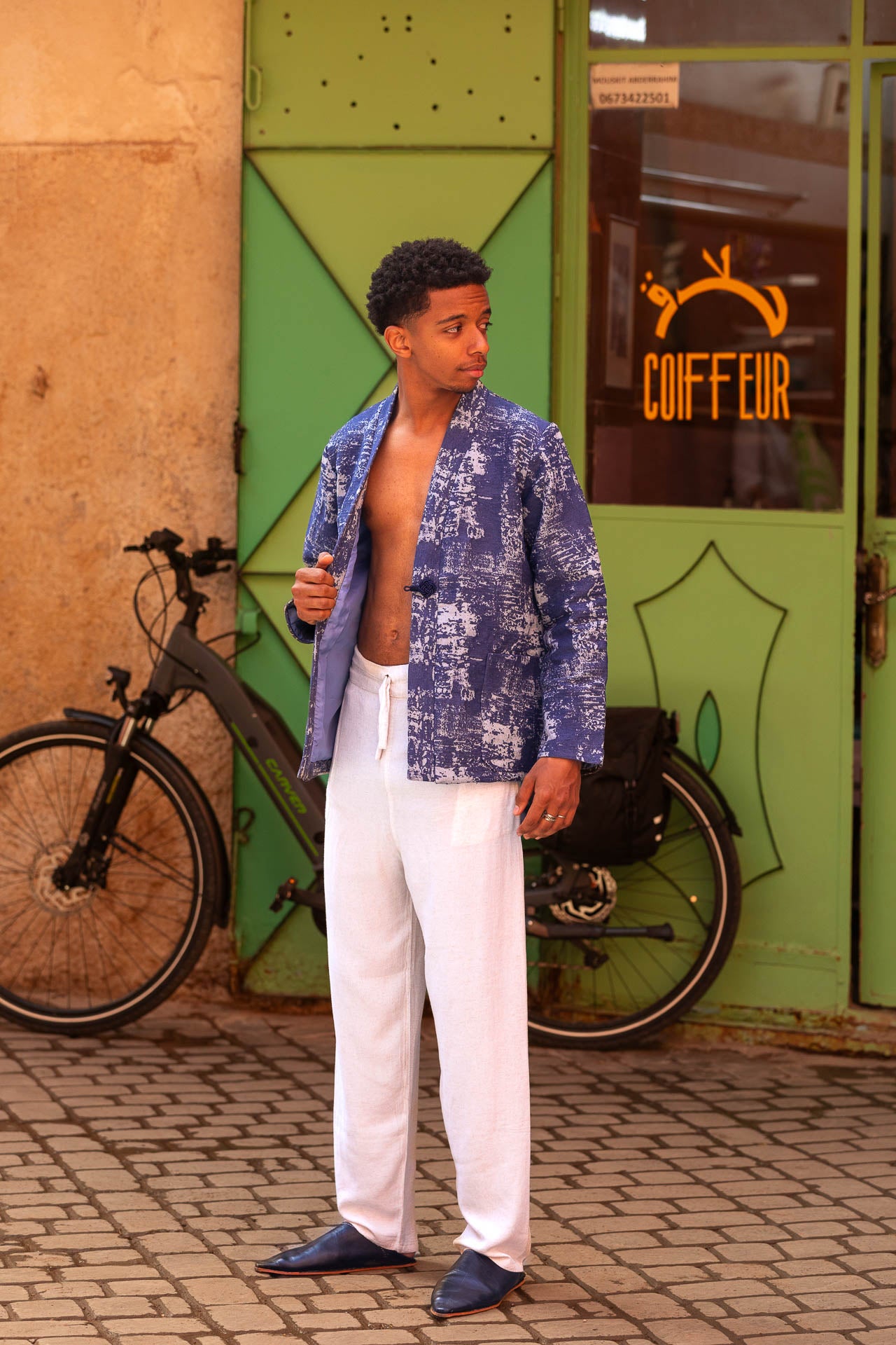 Kimono Indigo Sauvage