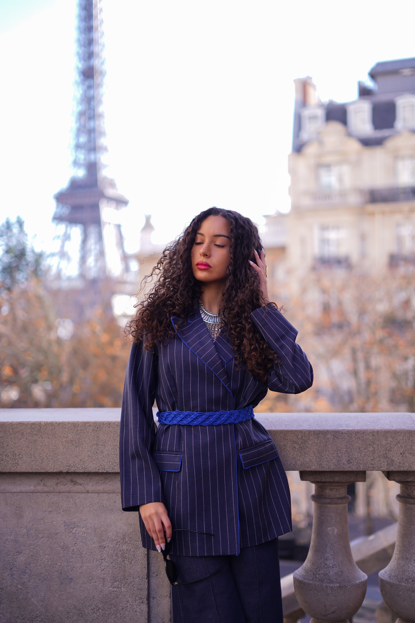 Veste croisée ZAYNA disponible en pré-commande