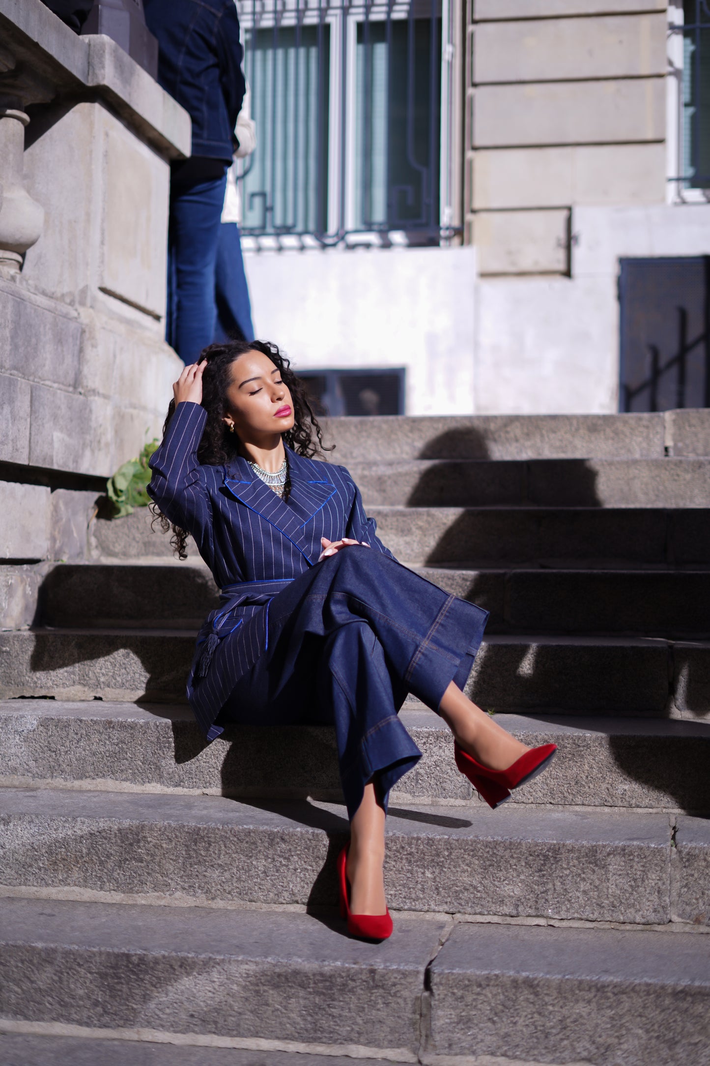 Veste croisée ZAYNA disponible en pré-commande