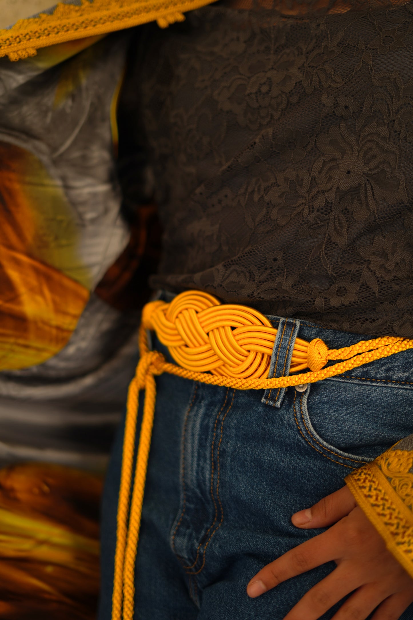 Ceinture faite à la main