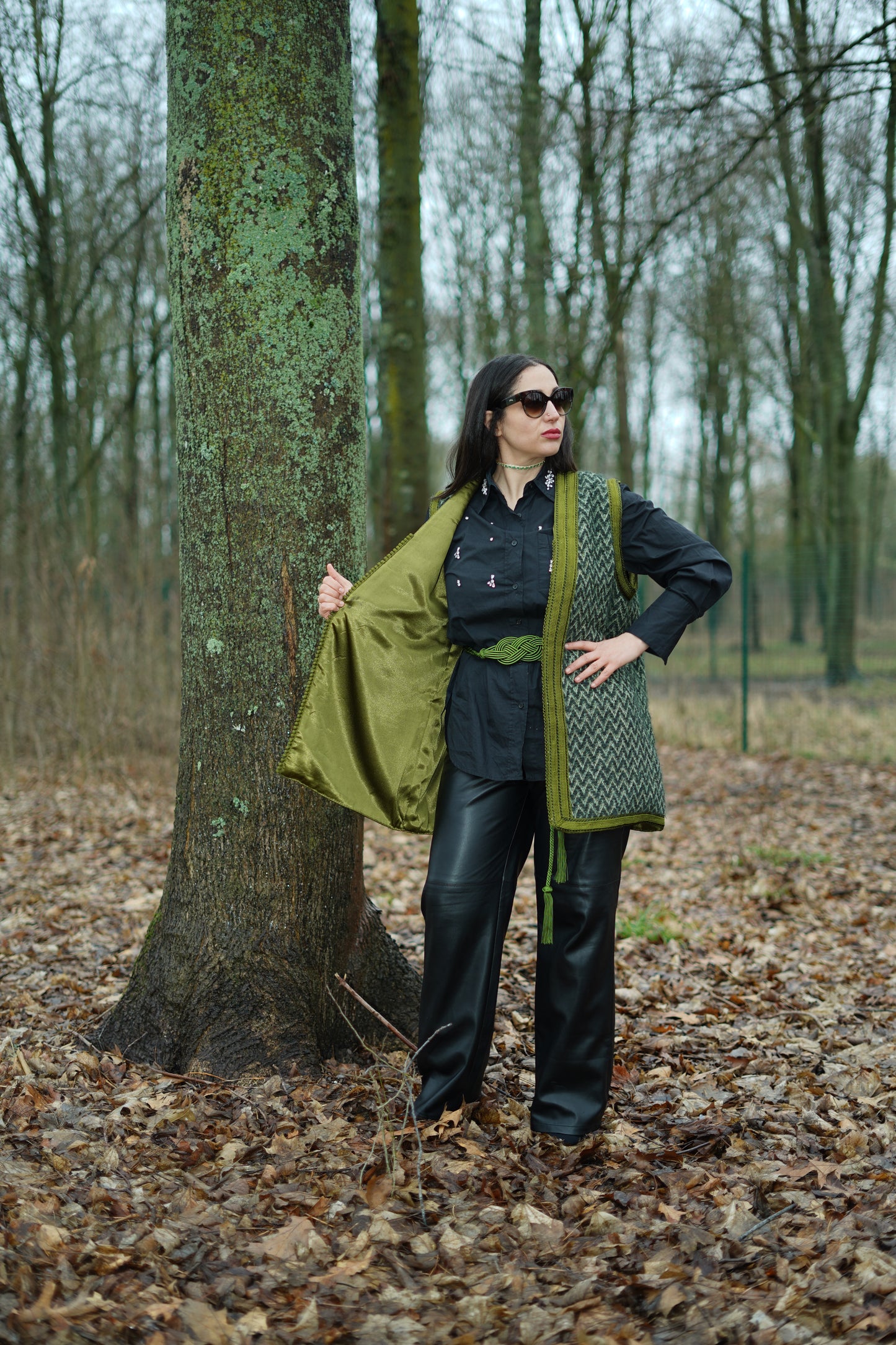 GILET TWEED