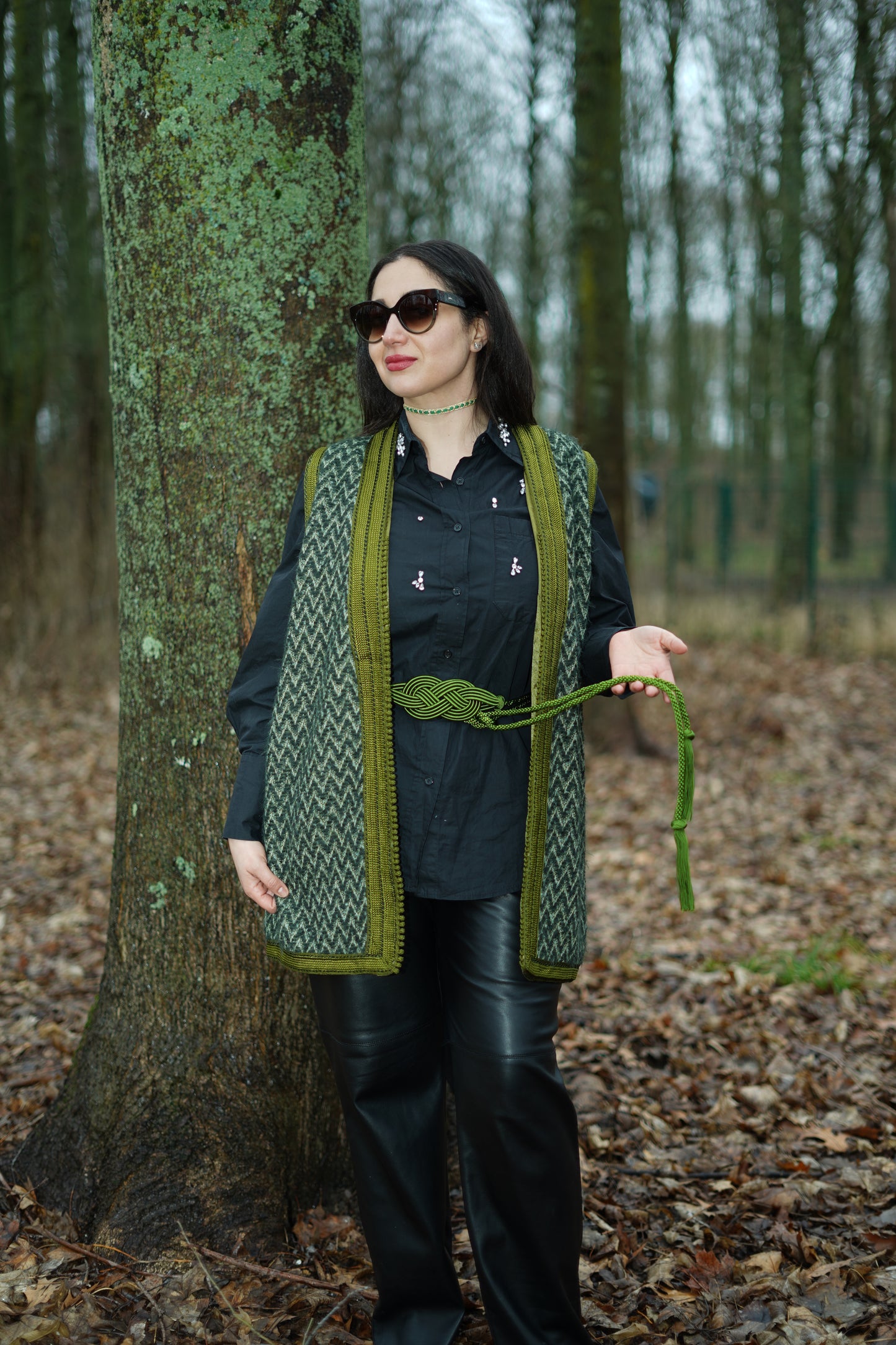 GILET TWEED