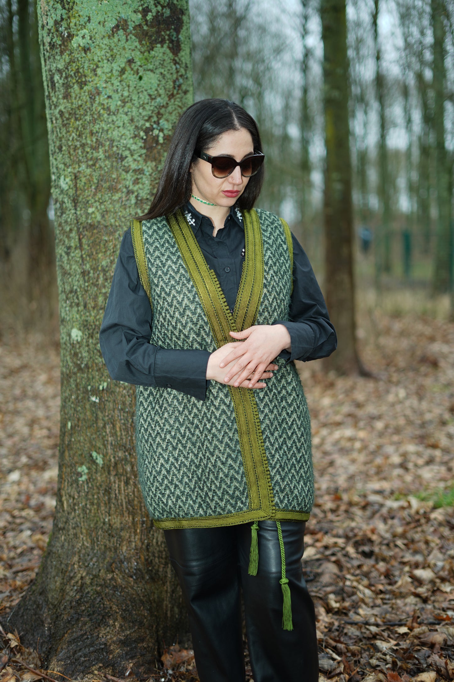 GILET TWEED