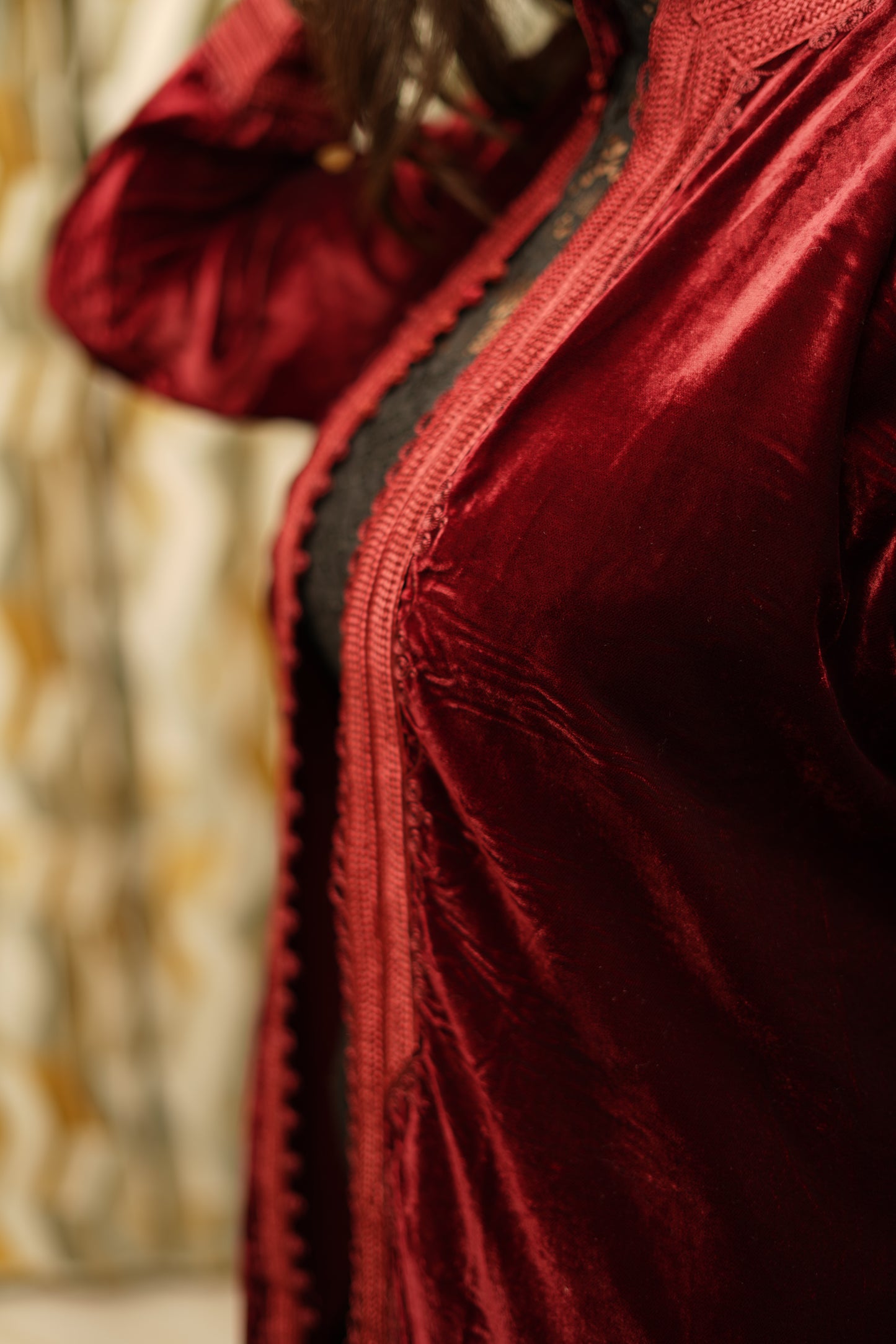 kimono velvet crush long
