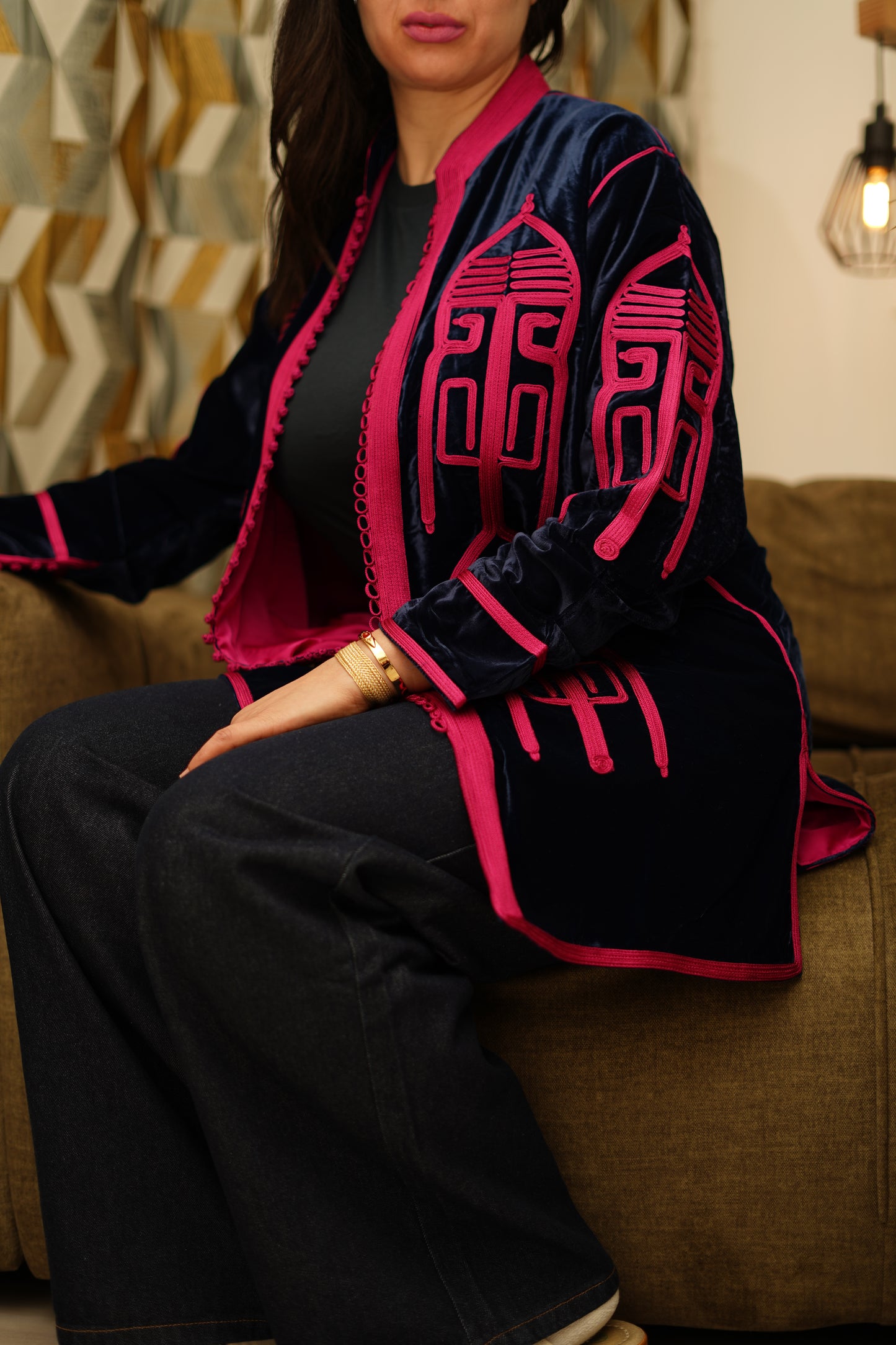 kimono velvet crush