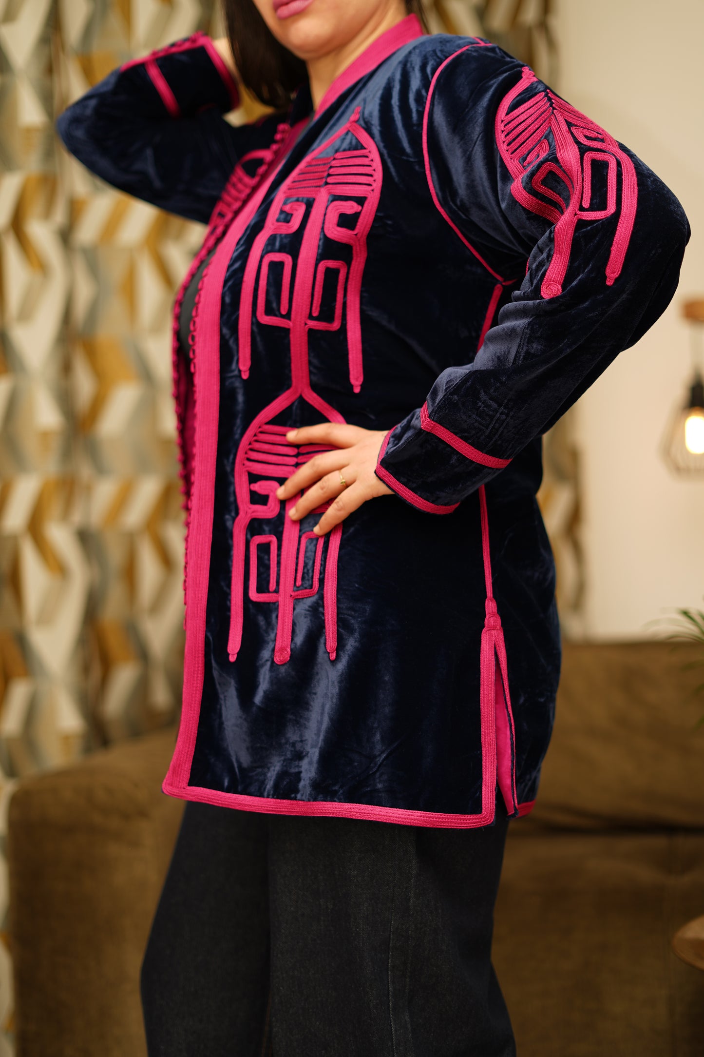 kimono velvet crush