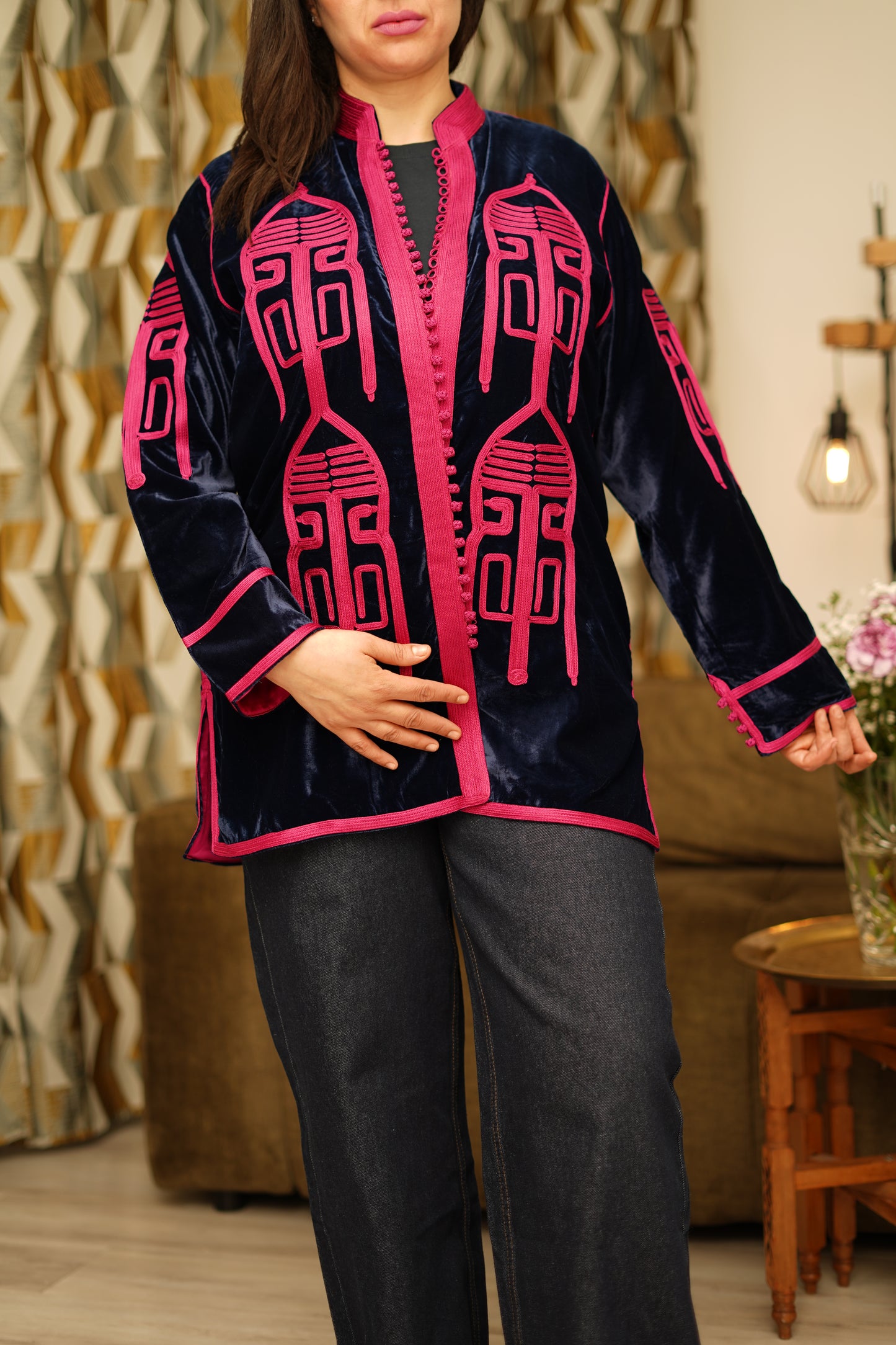kimono velvet crush