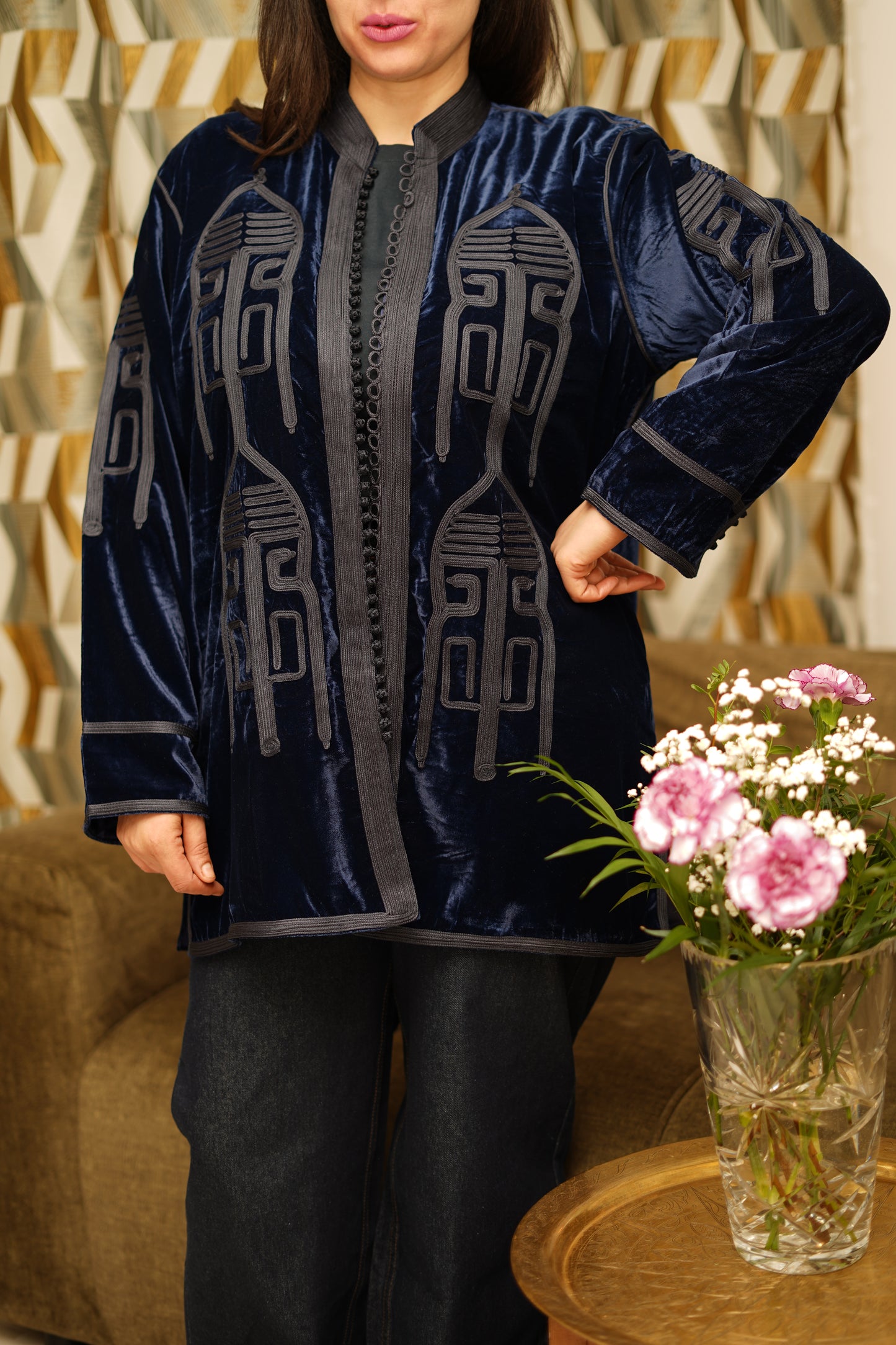 kimono velvet crush